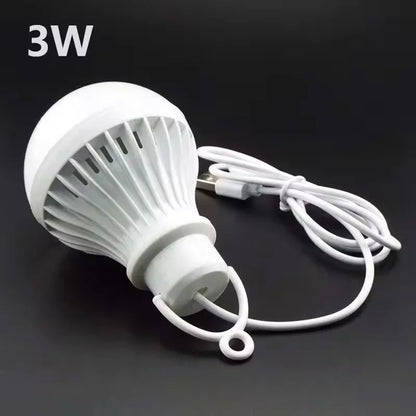 USB LED Bulb – Portable 5V Lamp for Camping, Reading & Emergency