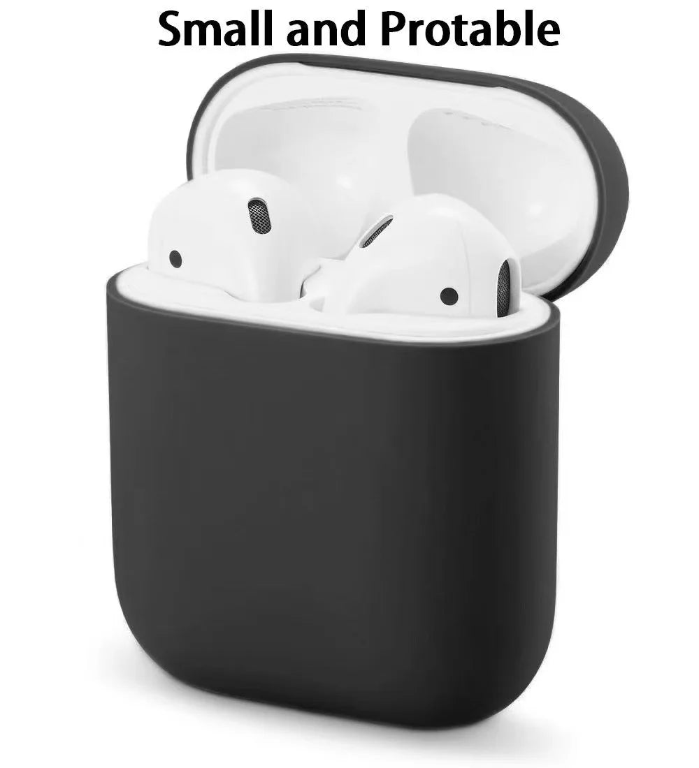 Soft Silicone AirPods Case Cover – AirPods 1 & 2