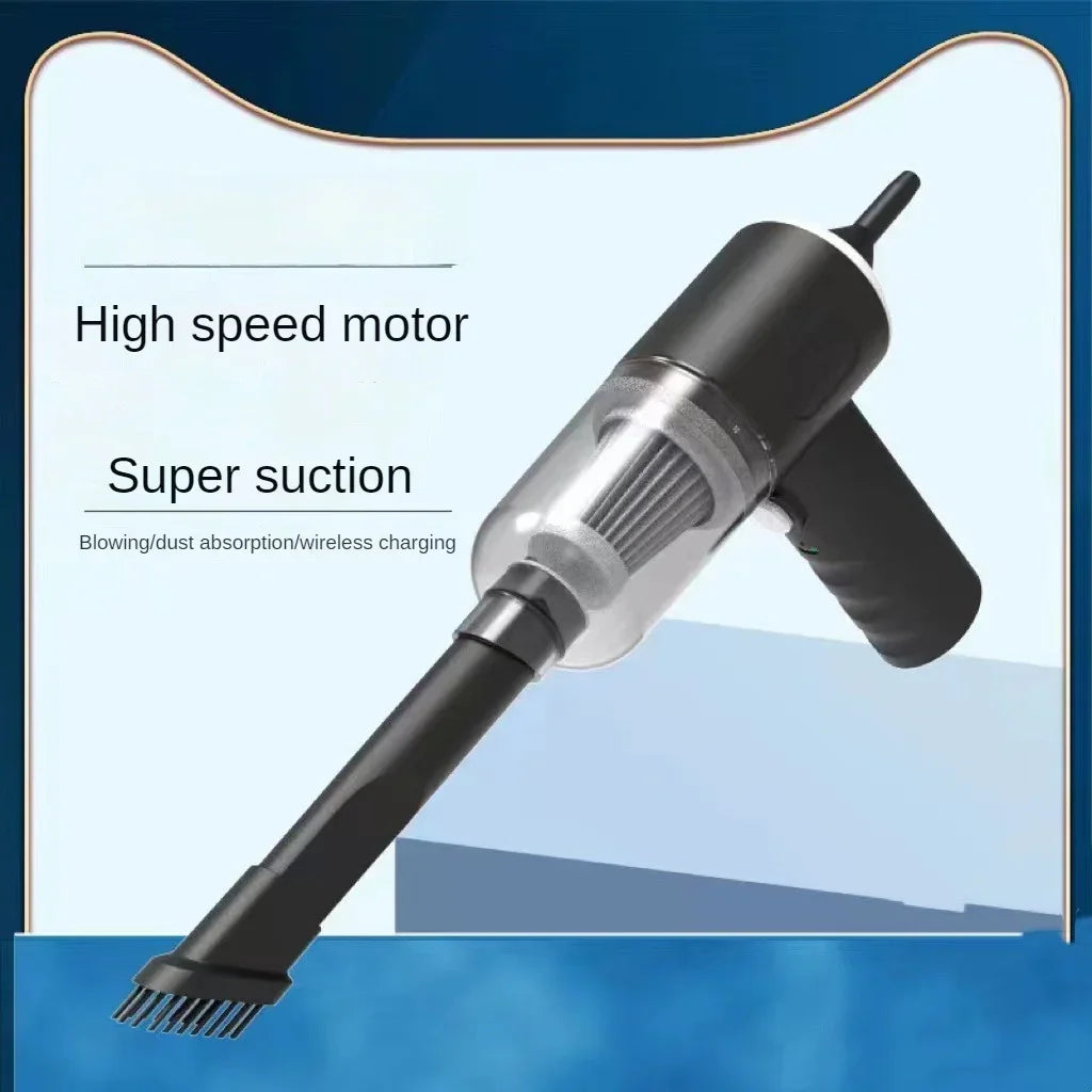Portable Handheld Car Vacuum Cleaner with Multiple Attachments