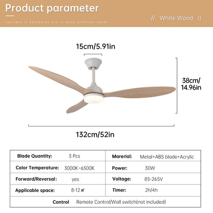 Ceiling Fan with Light – Low Profile Remote Control Fan, 25–52 Inch