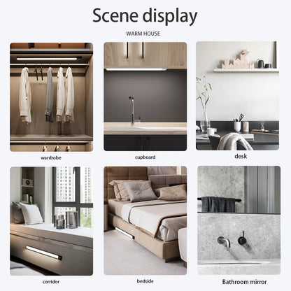 USB Rechargeable Motion Sensor LED Light – Cabinet & Wardrobe