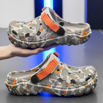 Men’s Camouflage Garden Clog Sandals