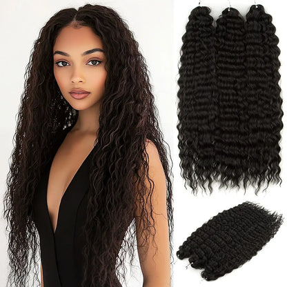 Water Wave Crochet Braiding Hair – Ariel Curl 22 Inch