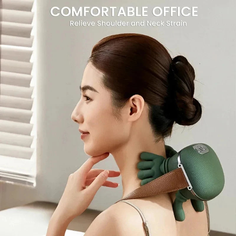 Shiatsu Neck & Shoulder Massager – Deep Tissue Bionic Electric