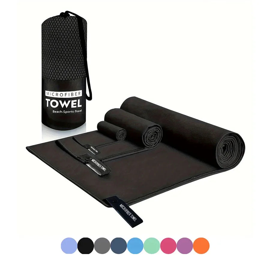 Outdoor Sports Microfiber Towel – Quick-Dry & Super Absorbent