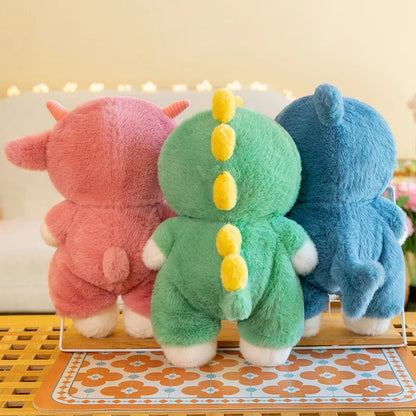 Kawaii Bear Plush Stuffed Toy in Costume – Soft Teddy Doll
