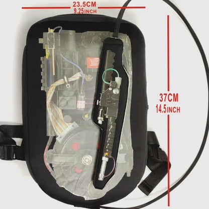Ghostbusters Costume Jumpsuit with Proton Pack Bag – Kids & Adults