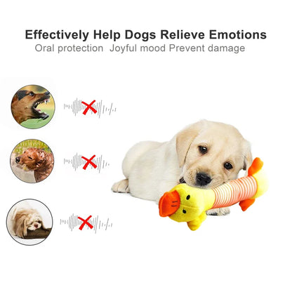 Cute Plush Squeaky Chew Toy for Dogs and Cats
