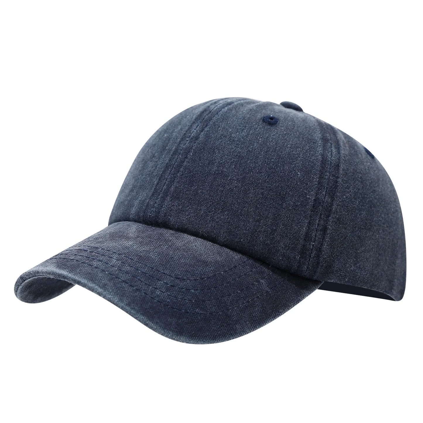 Streetwear Baseball Cap – Unisex Solid Color Cotton Hat