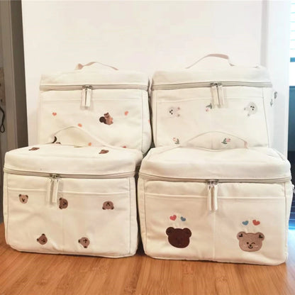 Baby Bottle Cooler Bag Insulated Thermal Mommy Stroller Organizer