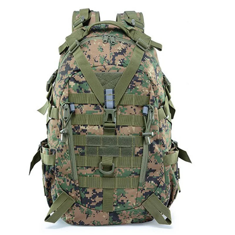 40L Tactical Backpack – MOLLE Hiking & Survival Bag