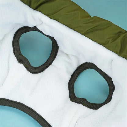 Waterproof Winter Dog Jacket with Built-In Harness