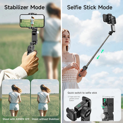 AI Gimbal Q19 Desktop 360° Auto Face Tracking Stabilizer
