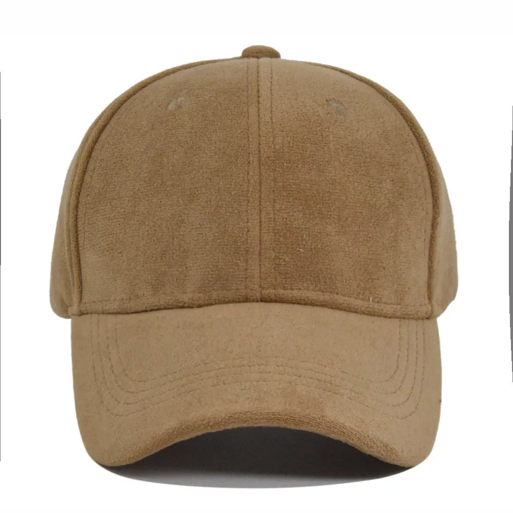 Solid Color Baseball Cap – Unisex Retro Adjustable Hat