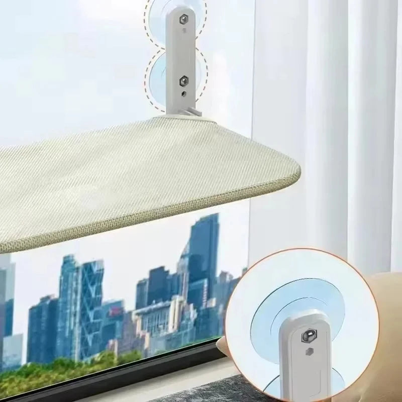 Cat Window Hammock – Suction Cup Hanging Bed, Removable & Washable