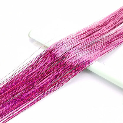 Sparkle Hair Tinsel Strands – Glitter Extensions 36" & 48"