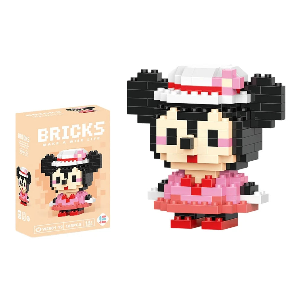 Cartoon Character Mini Building Blocks Set – DIY Brick Figures