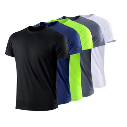 Men's Quick Dry Running T-Shirt – Loose Breathable Sport Tee