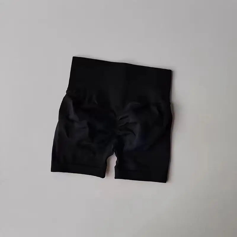 High-Waist Yoga Shorts for Women – Butt Lift Fitness Shorts