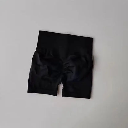 High-Waist Yoga Shorts for Women – Butt Lift Fitness Shorts