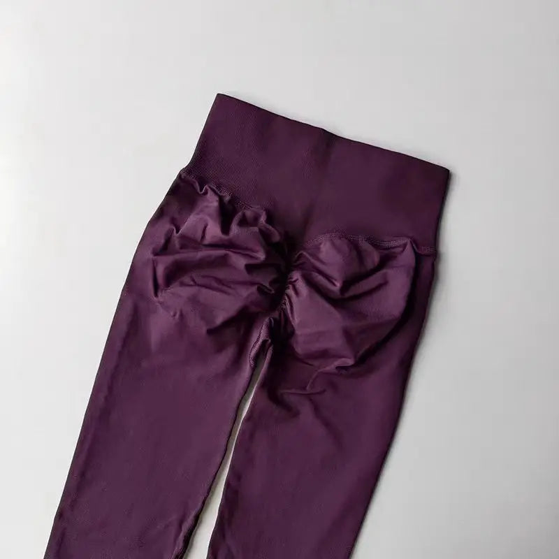 Seamless High Waist Yoga Leggings Women – Scrunch Butt Push Up Gym Pants