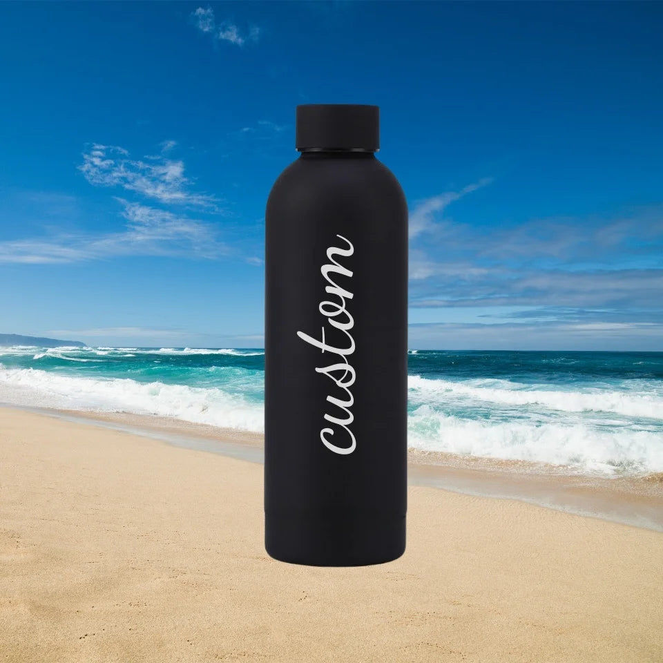 Personalized Engraved Insulated Water Bottle | Custom Name 16.9oz