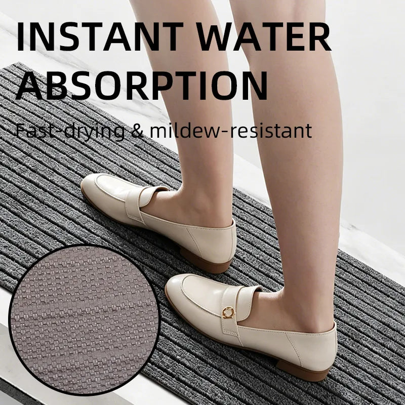 Ribbed Floor Mat – Durable, Washable & Non-Slip Door Mat