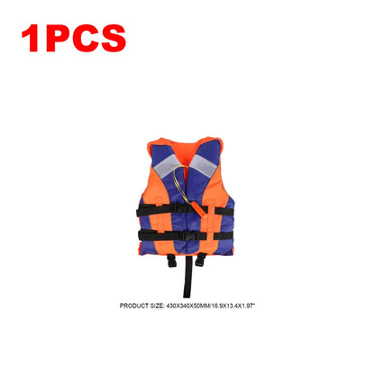 Kids Life Jacket with Whistle – Adjustable Float Vest