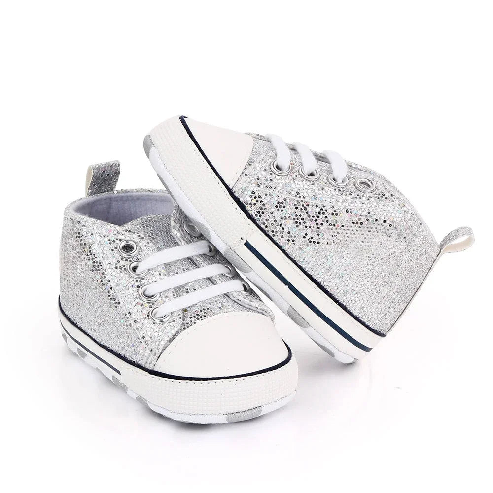 Baby Canvas Sneakers – Soft Sole First Walkers for Boys & Girls