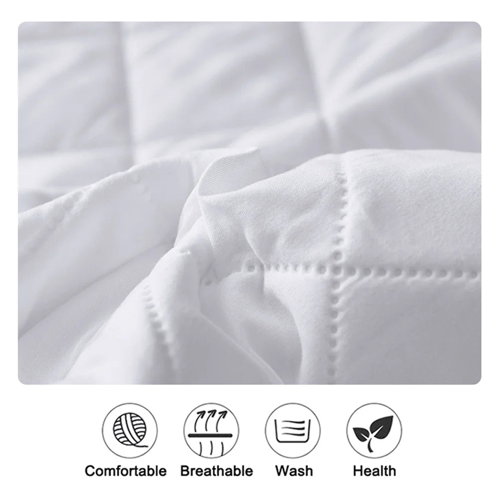 Waterproof Quilted Mattress Protector – Fitted Sheet Cover