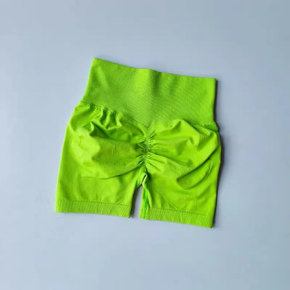 High-Waist Yoga Shorts for Women – Butt Lift Fitness Shorts