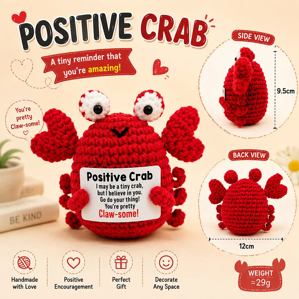 Crochet Pocket Hug Doll – Handmade Knitted Positive Energy Gift