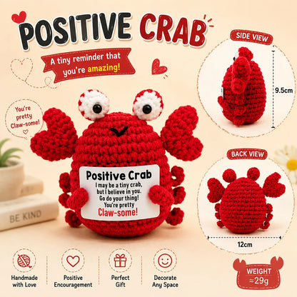 Crochet Pocket Hug Doll – Handmade Knitted Positive Energy Gift