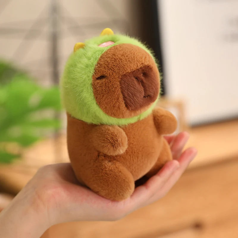Capybara Cosplay Plush Keychain – 4.7in, 24 Styles