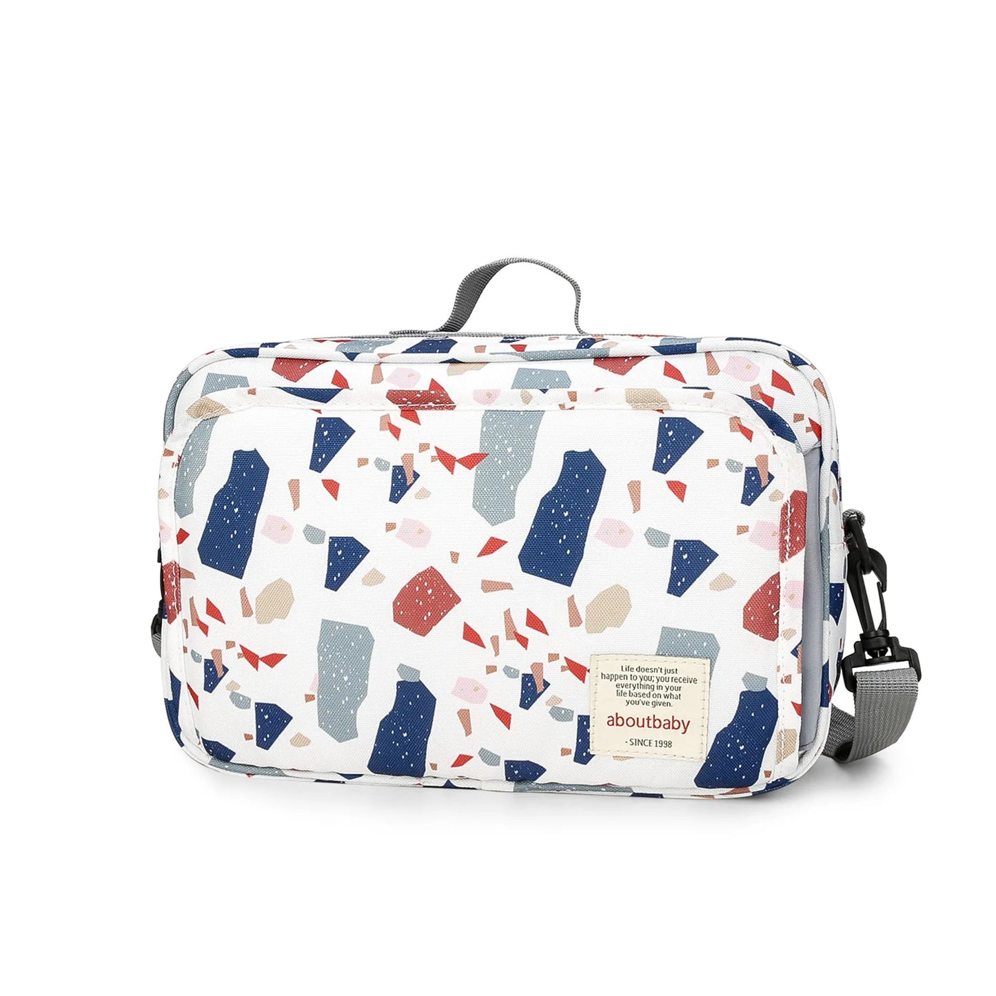 Waterproof Baby Diaper Bag – Printed Wet Dry Reusable Maternity Bag