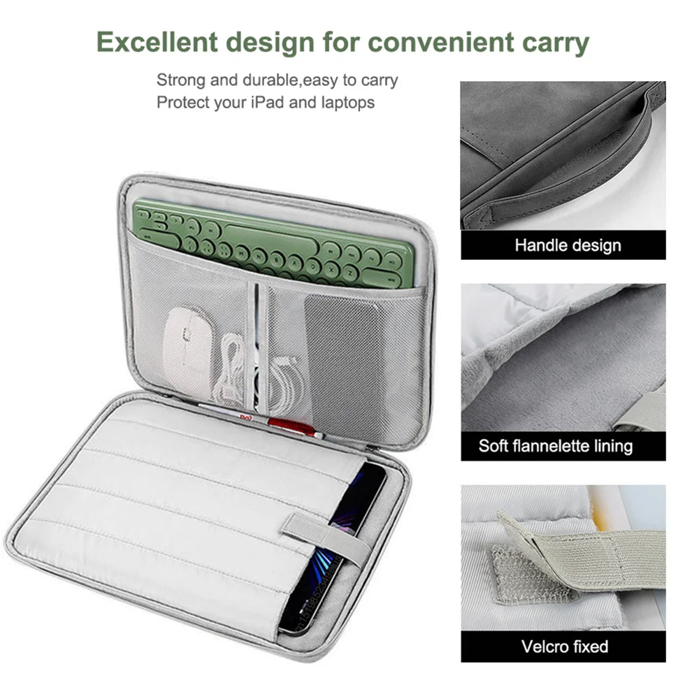 Tablet Sleeve Bag for iPad Pro 11 12.9 13 inch & 10.2-11 inch
