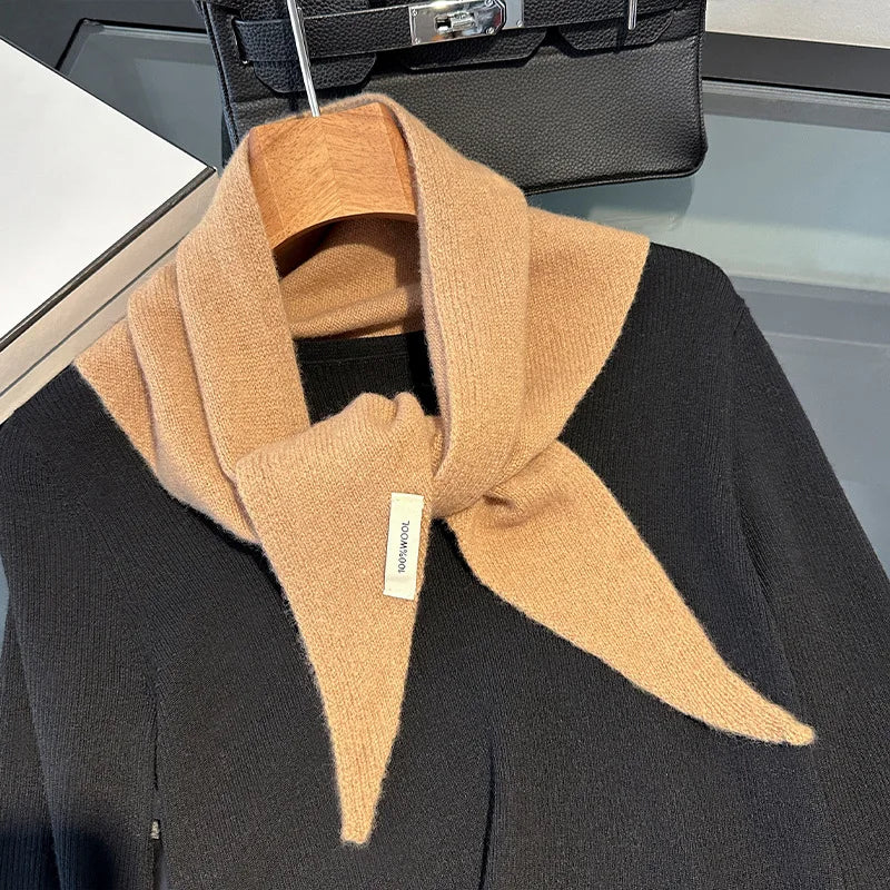100% Wool Winter Scarf for Women – Warm Cashmere Shawl Wrap Pashmina