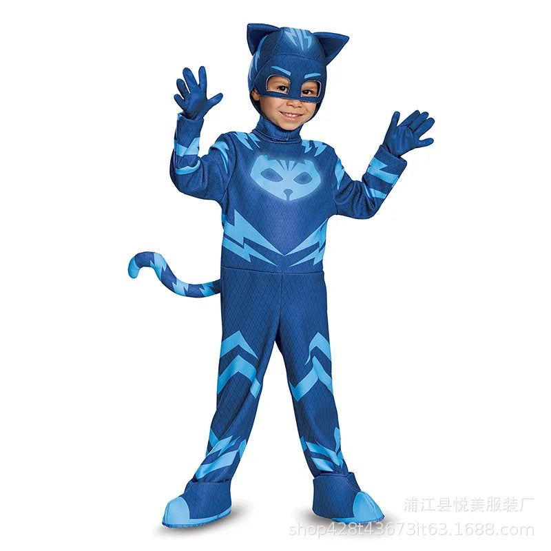 Kids Anime Hero Gecko Costume with Mask – Halloween Cosplay Suit