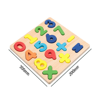 Wooden Geometric Shape Puzzle for Kids – Montessori Learning Toy