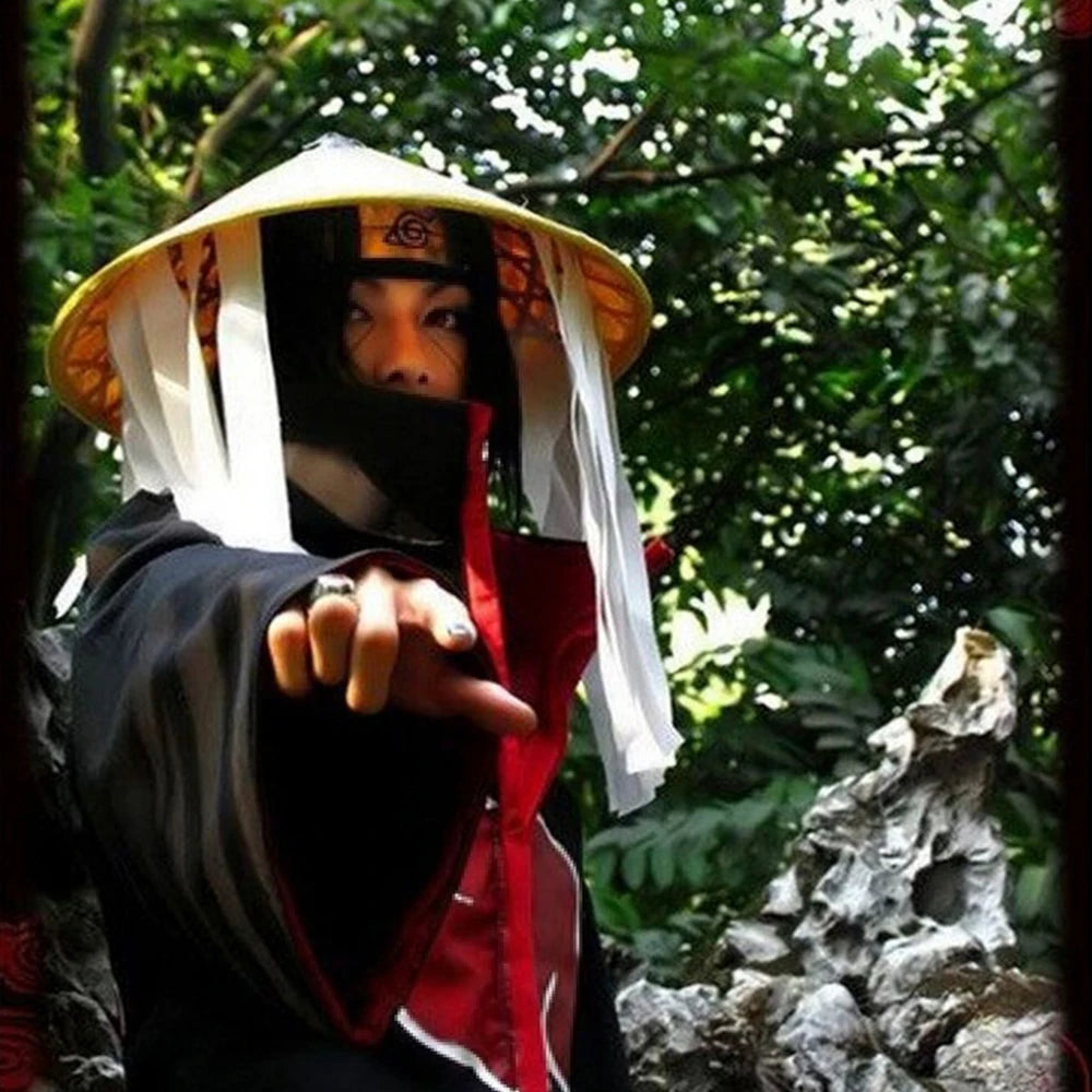 Akatsuki Cosplay Cloak & Headband Set – Naruto Ninja Costume