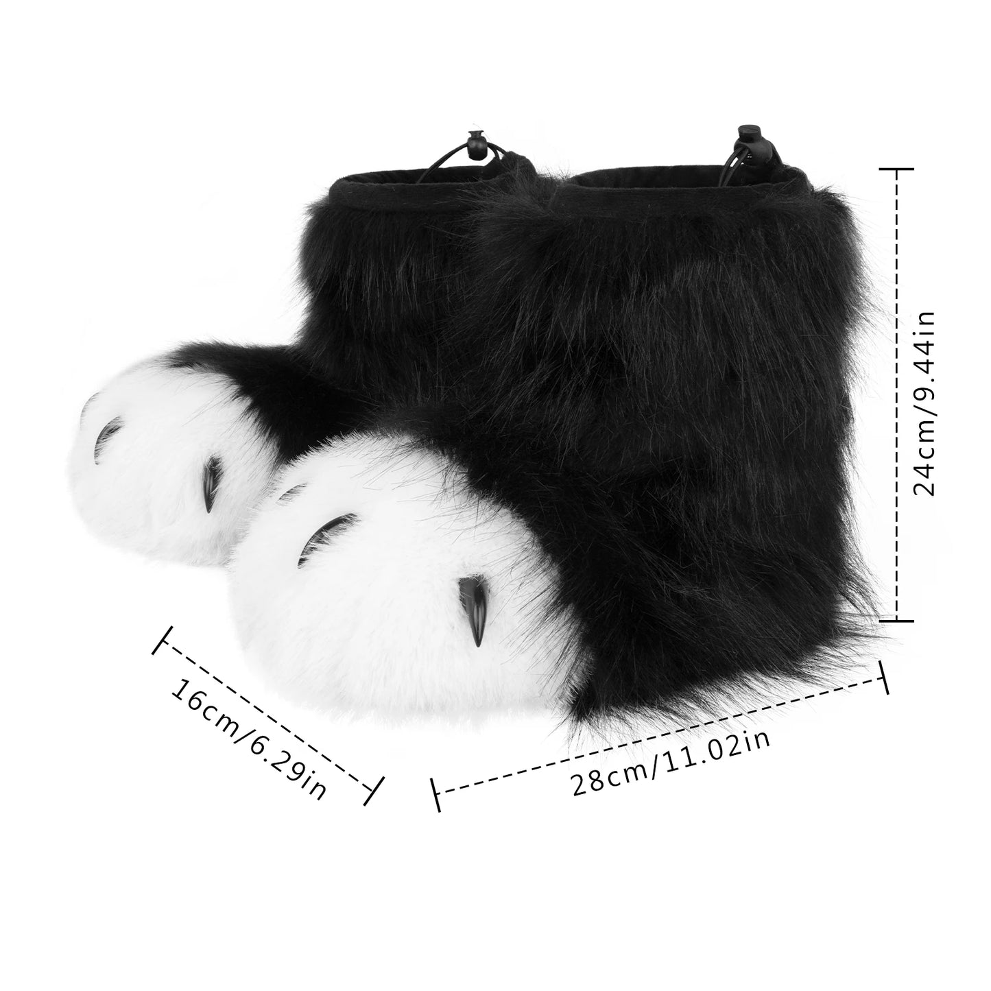 Animal Paw Slippers – Furry Claw Boots for Cosplay & Costume