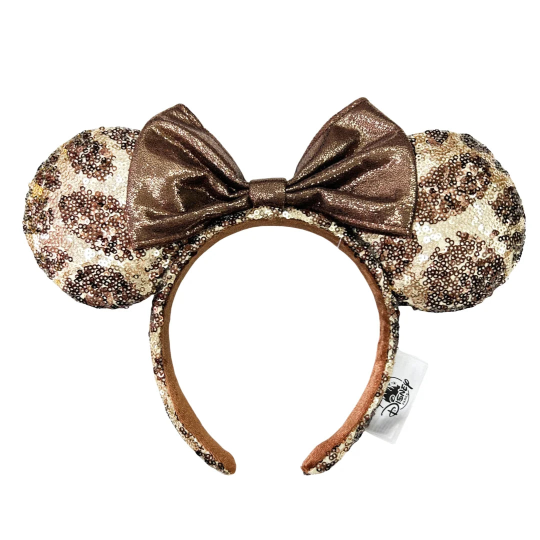 Mickey Mouse Ears Sequin Headband with Bow