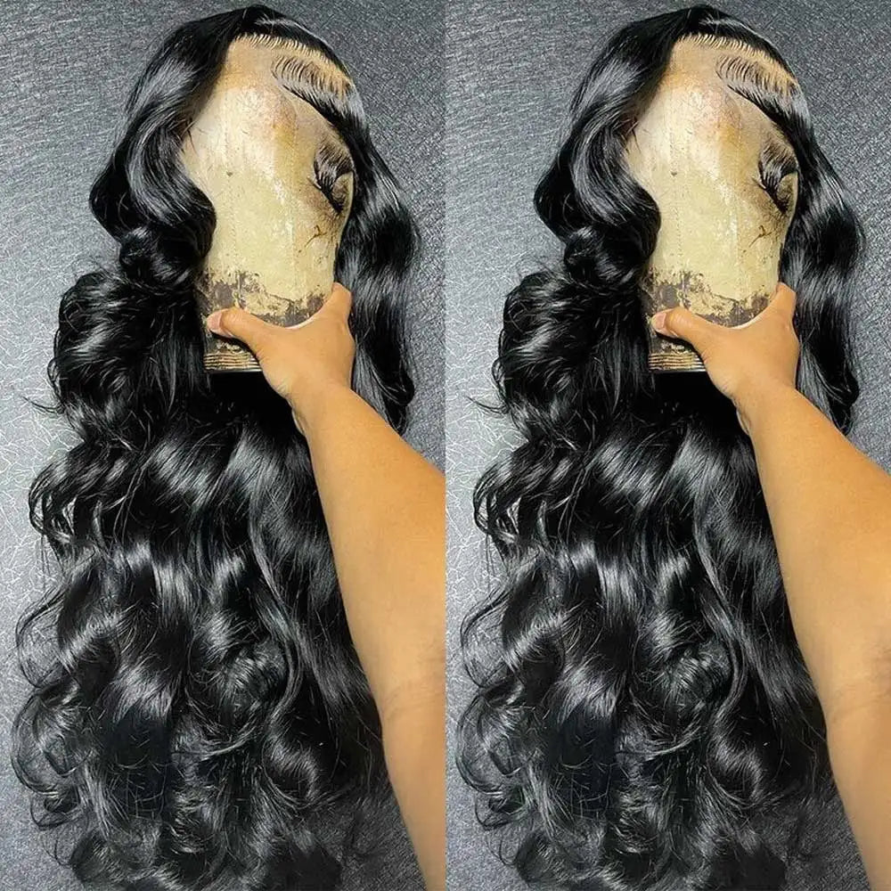 5x5 Glueless Body Wave Lace Front Wig – HD Lace Human Hair, Pre-Plucked