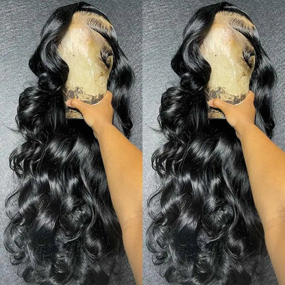 5x5 Glueless Body Wave Lace Front Wig – HD Lace Human Hair, Pre-Plucked