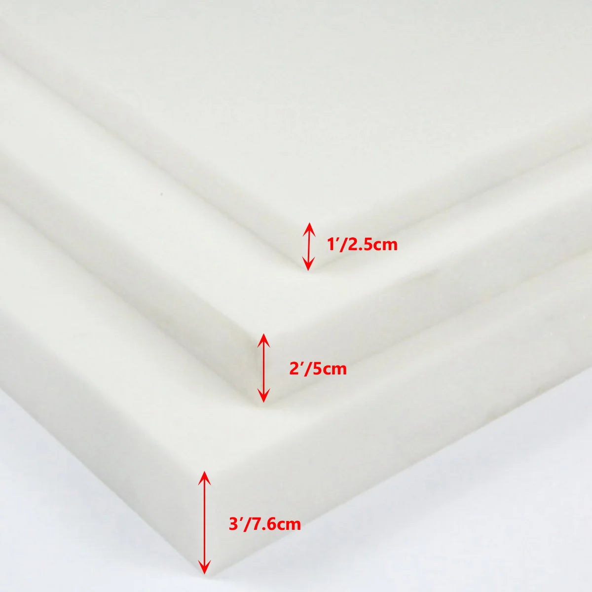 High-Density Foam Seat Cushion Sheet – Square Upholstery Replacement Pad