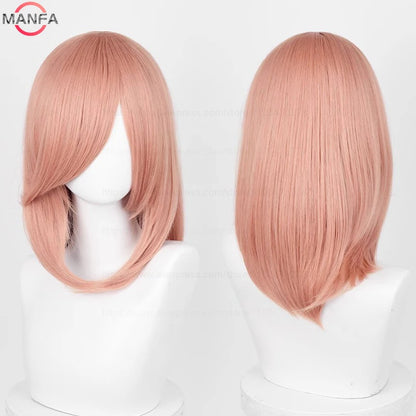 Anime Cosplay Bob Wig with Bangs – 40cm Heat Resistant, 54 Colors