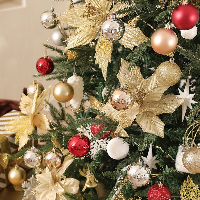 Christmas Ball Ornaments Set 24-36 Pcs – Tree Hanging Decorations