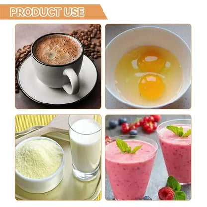 Mini Handheld Milk Frother – Electric Coffee Whisk & Egg Beater