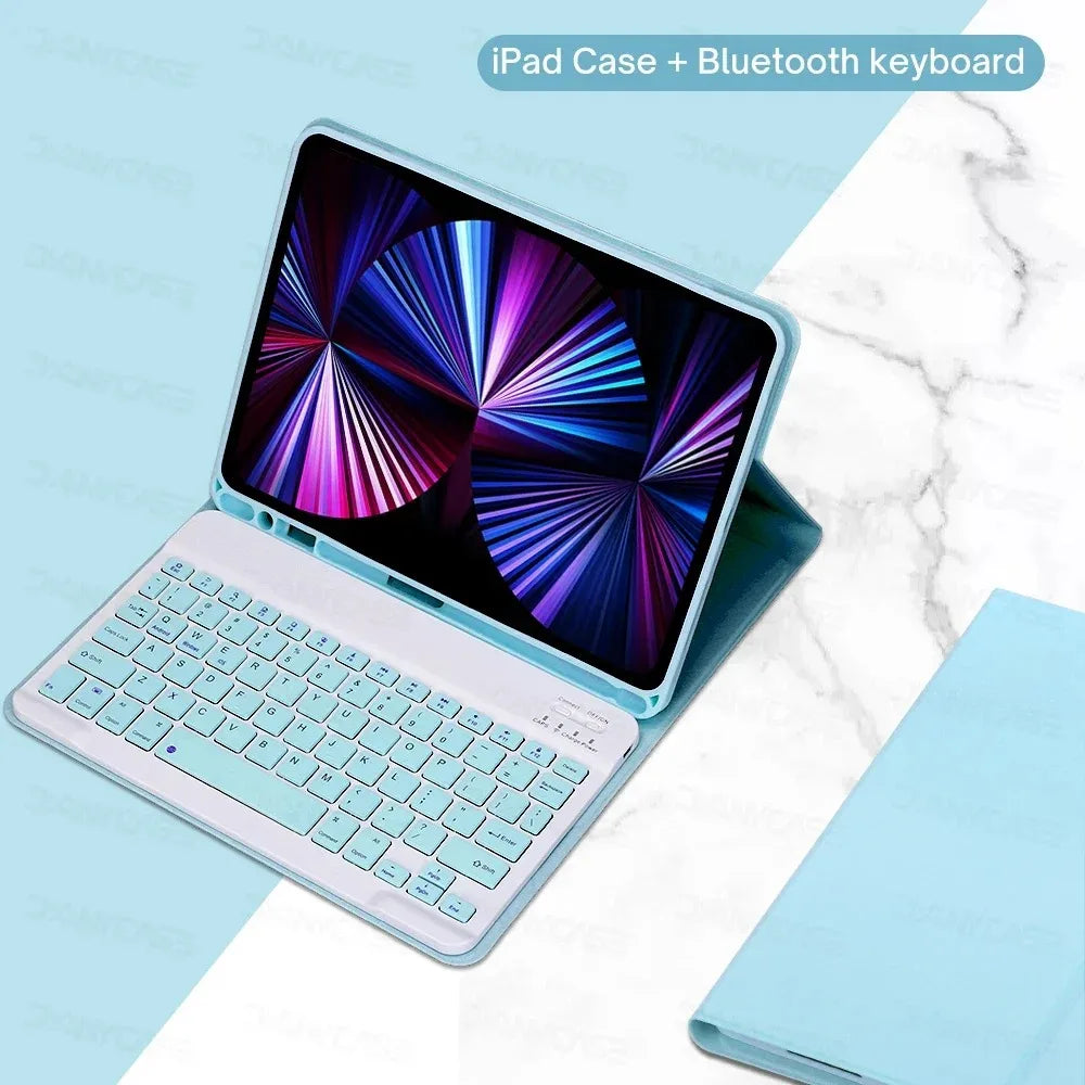 iPad Keyboard Case with Backlight & Touchpad – All Models