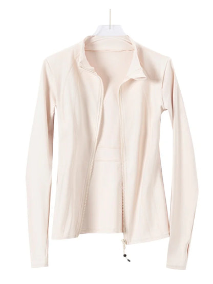 Women's Slimming Yoga Running Jacket – Lightweight Activewear